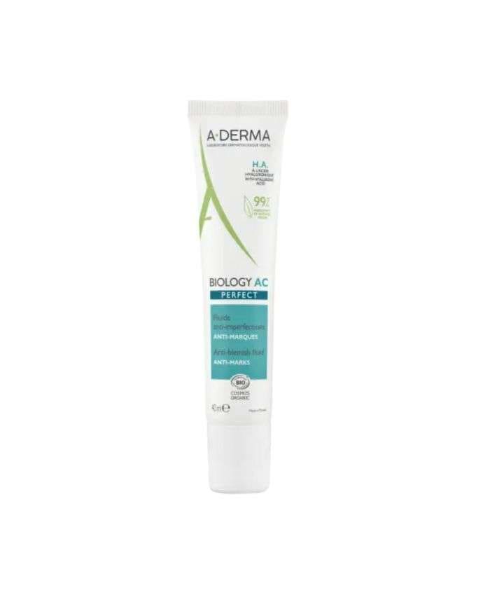 ADERMA BIOLOGY AC PERFECT FLUIDE ANTI IMPERFECTIONS 40 ML – Soin absorbant & purifiant pour un teint irréprochable
