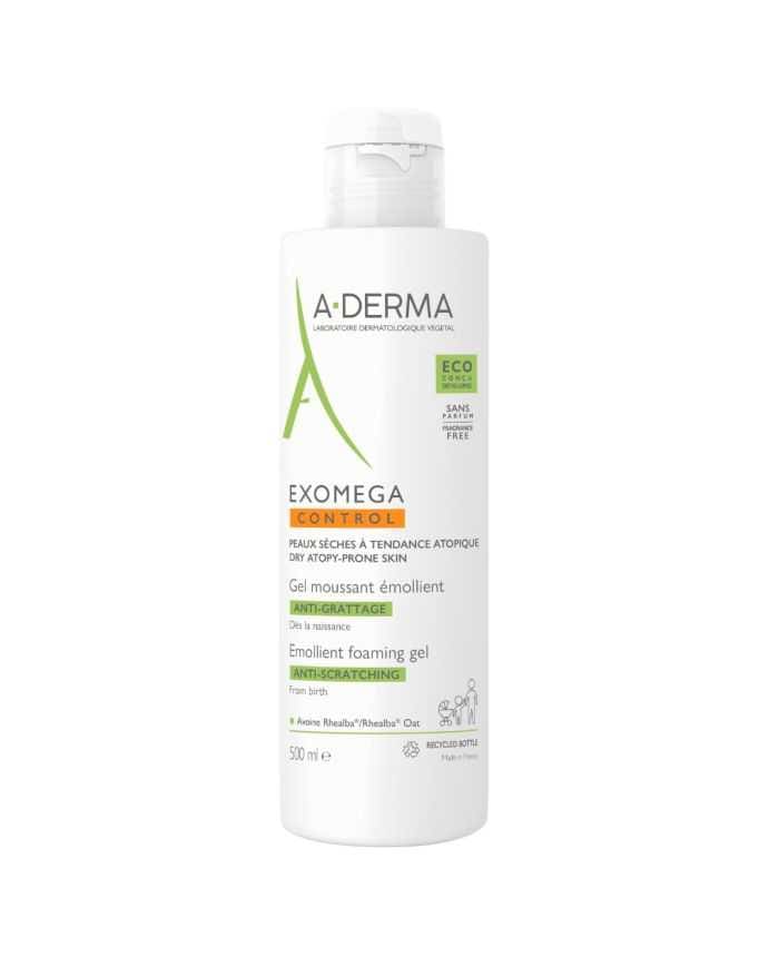 Aderma Exomega Control Gel Moussant 500ml – Soin Doux Peaux Sèches