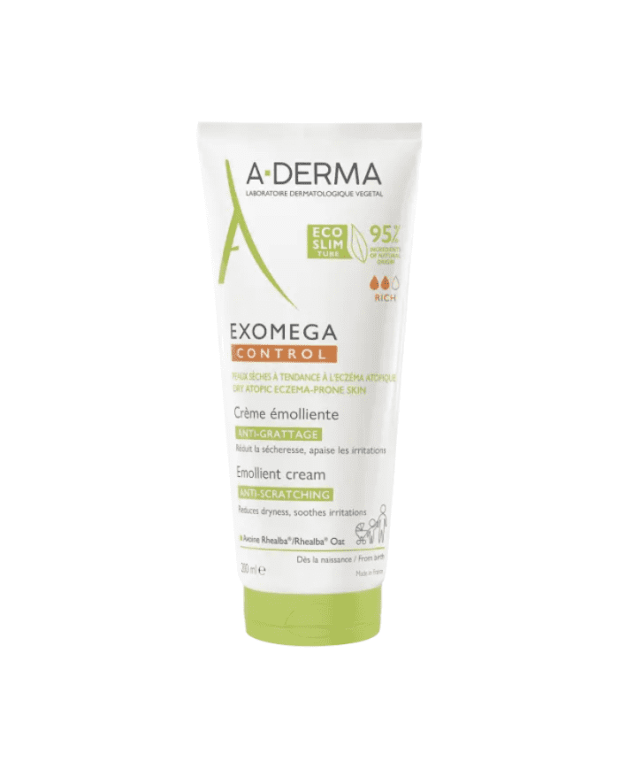 ADERMA EXOMEGA CREME EMOLLIENTE ANTI GRATTAGE 200ML – Soin Hydratant pour Peaux Sensibles