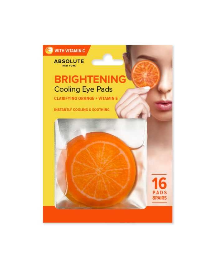 Absolute New York 16 Patch Yeux Éclaircissant à la Vitamine C – Soin Contour des Yeux