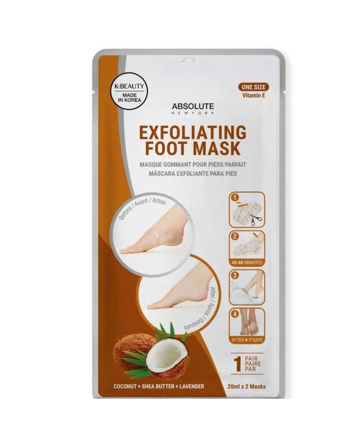 Masque Exfoliant pour Pieds au Coco – Absolute New York