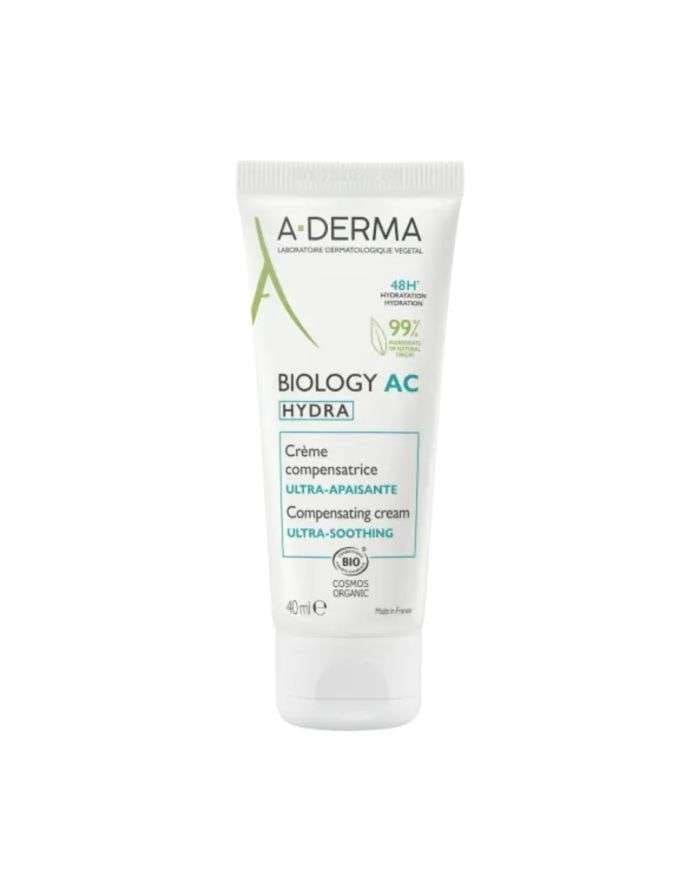 ADERMA BIOLOGY AC HYDRA CRÈME COMPENSATRICE ULTRA APAISANTE 40ML – Soin Anti-Imperfecitons