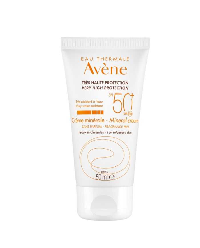 AVENE SOLAIRE CRÈME MINÉRALE SPF50+ 50 ML – Haute Protection Solaire