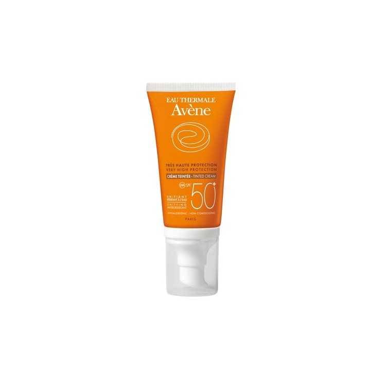AVENE SOLAIRE CREME TEINTEE 50+ 50ML – Protecteur Solaire Haute Protection