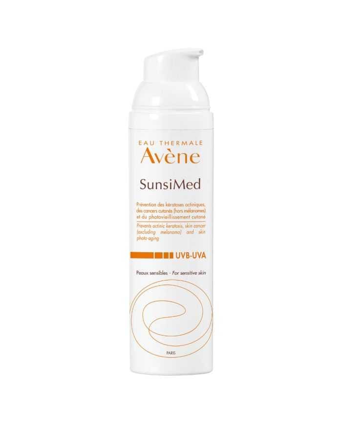AVENE SOLAIRE SUNSIMED : Très Haute Protection pour Peaux Sensibles UVA/UVB – 80 ML