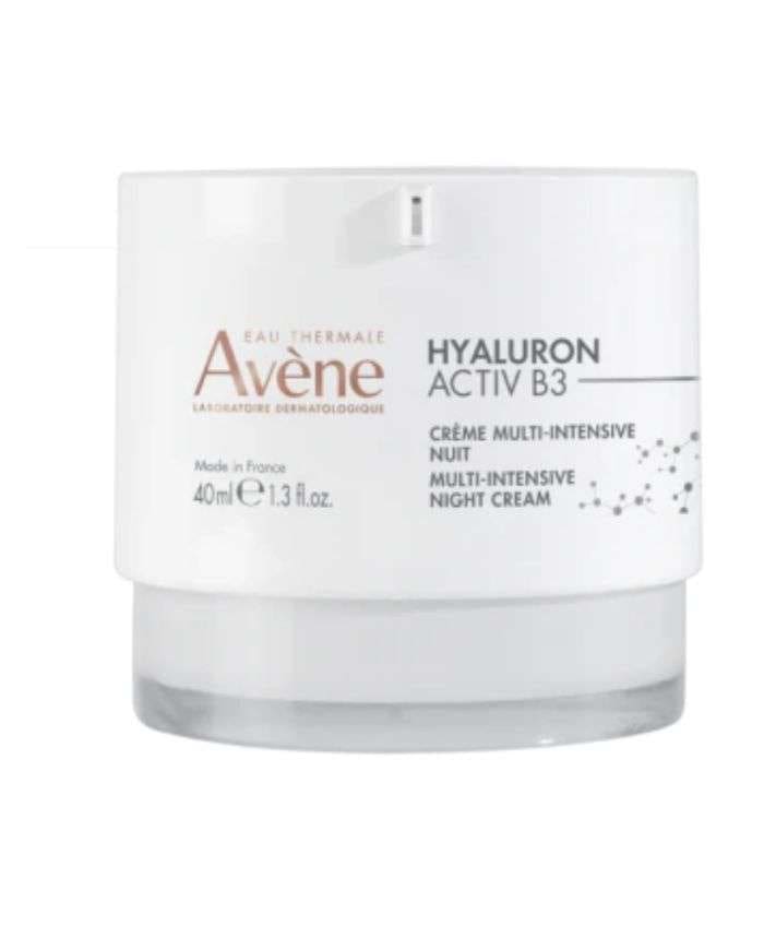 AVENE HYALURON ACTIV B3 CRÈME MULTI INTENSIVE NUIT – 40 ML : Anti-Âge et Soin Réparateur
