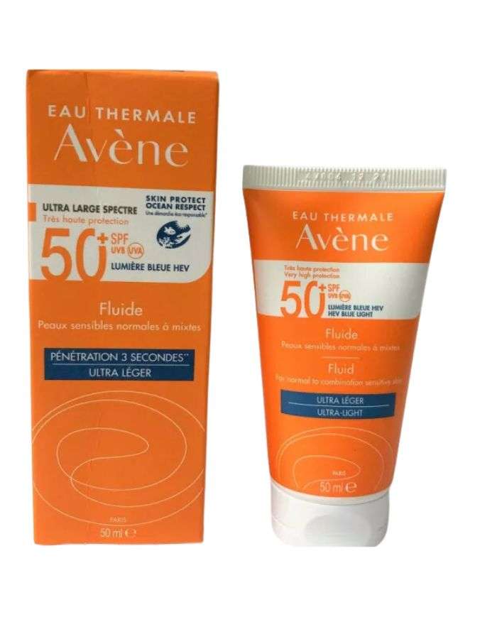 AVENE SOLAIRE FLUIDE SPF 50 ULTRA LÉGER 50ML – Protection Solaire
