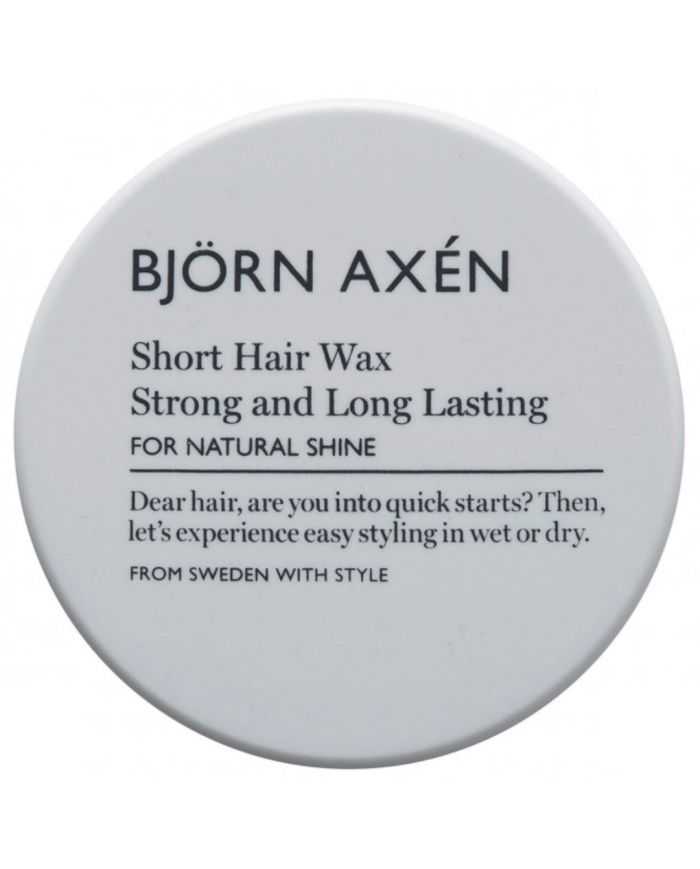Cire Cheveux Solide et Durable BJORN AXEN pour Cheveux Courts – 80 ml