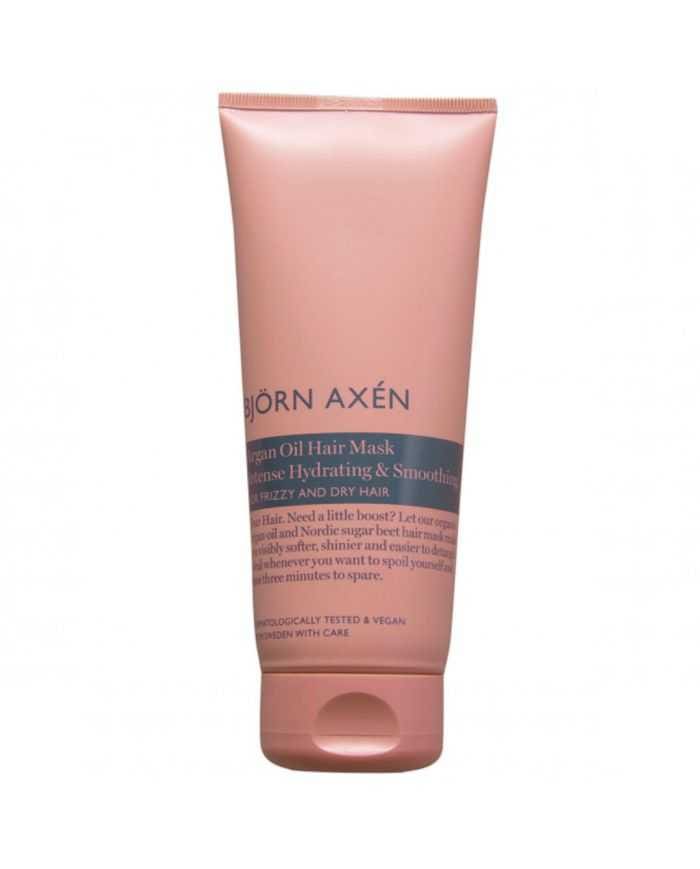 BJORN AXEN Masque à l’Huile d’Argan pour Cheveux Secs 200 ml – Soin Nourrissant et Réparateur