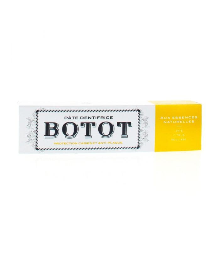BOTOT Dentifrice Jaune Anis Citrus Réglisse 75ml – Fraîcheur Naturelle