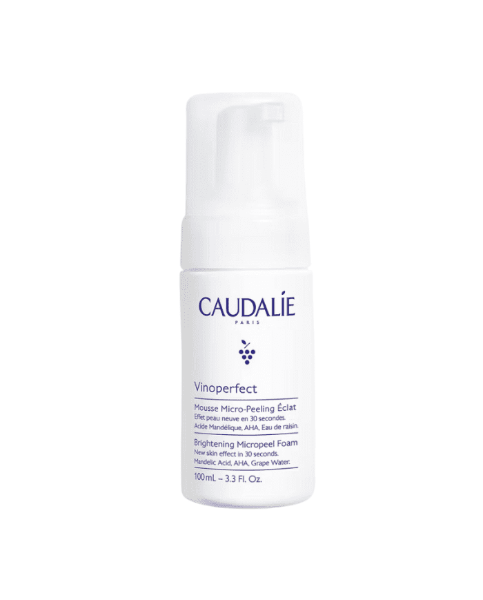 CAUDALIE VINOPERFECT MOUSSE MICRO PEEL ECLAT ÉCLAIRCISSANT 100 ML – Exfoliation Douce et Éclaircissante