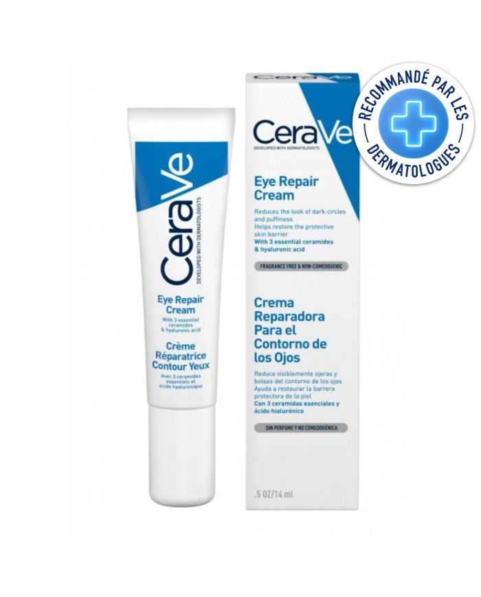 Cérave Crème Réparatrice Contour des Yeux 14 ml – Hydratation et Réparation