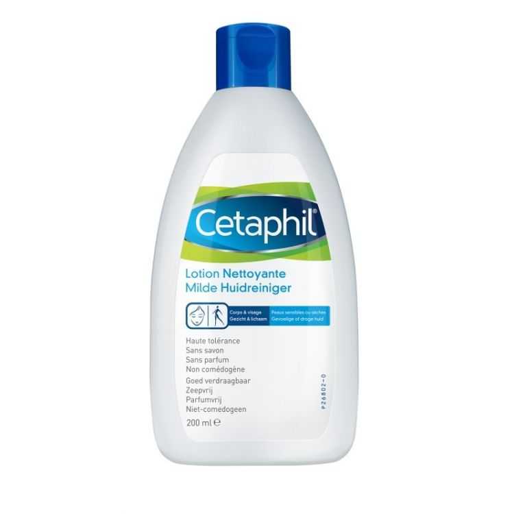 CETAPHIL Lotion Nettoyante Visage Corps 200ml – Peaux Sensibles