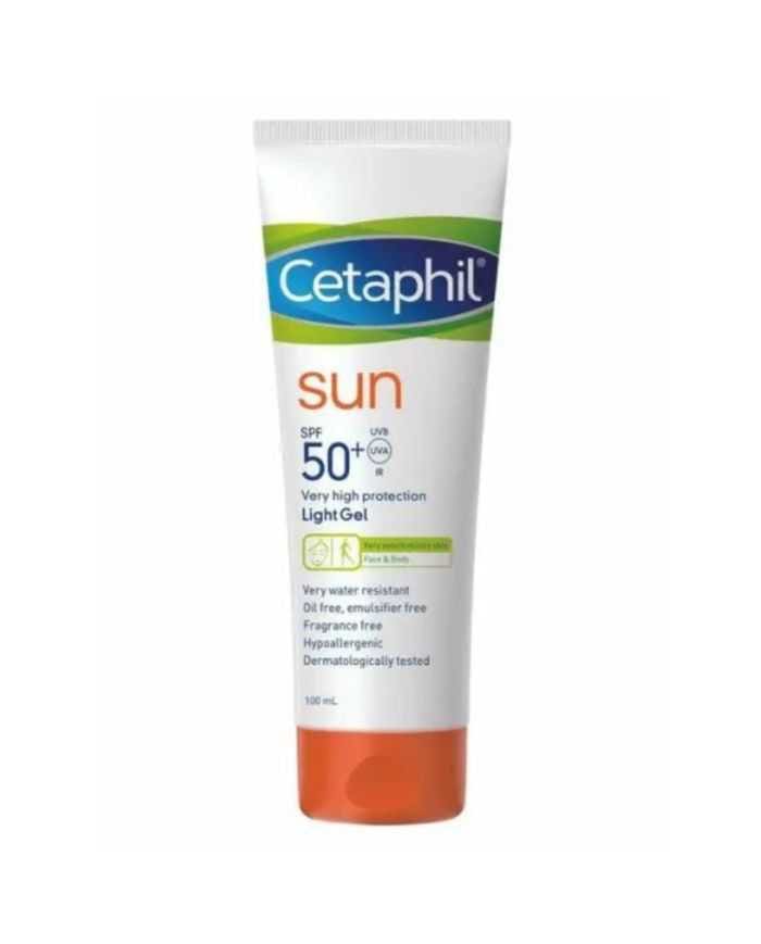 CETAPHIL SUN LIGHT GEL 100ML SPF 50+ | Protection Solaire Peaux Sensibles et Grasses