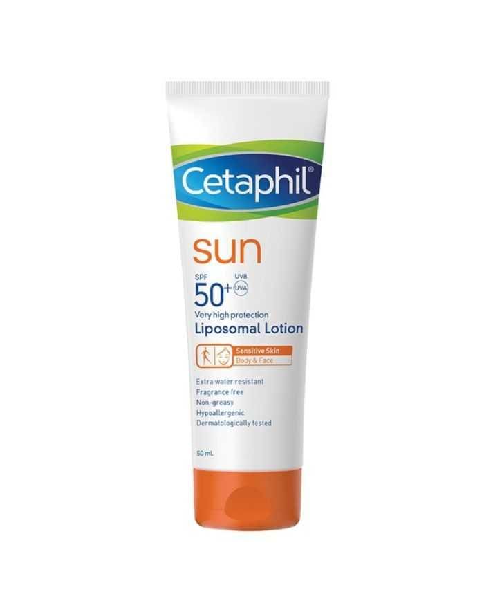 CETAPHIL SUN SPF 50+ LIPOSOMAL LOTION 50ml – Protection Solaire Élevée pour Peaux Sensibles