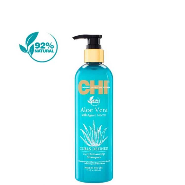CHI ALOE VERA SHAMPOOING CHEVEUX BOUCLES 340ML – Soin et Définition des Boucles