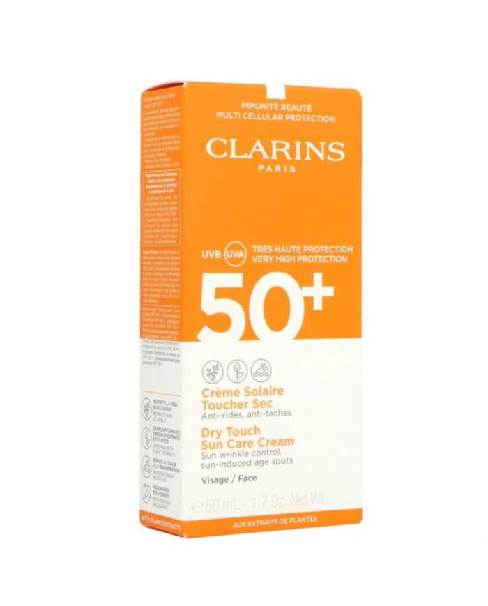 Crème Solaire Toucher Sec CLARINS 50 ml SPF 50+ – Protection Ultime