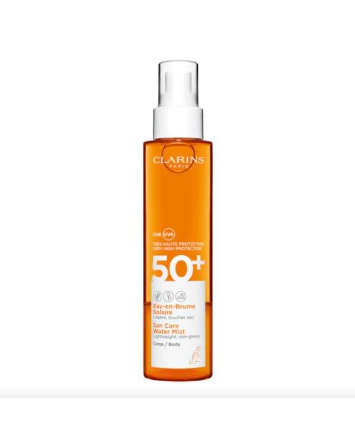 CLARINS EAU EN BRUME SOLAIRE 150 ML SPF 50+ – Protection Solaire Ultra Efficace