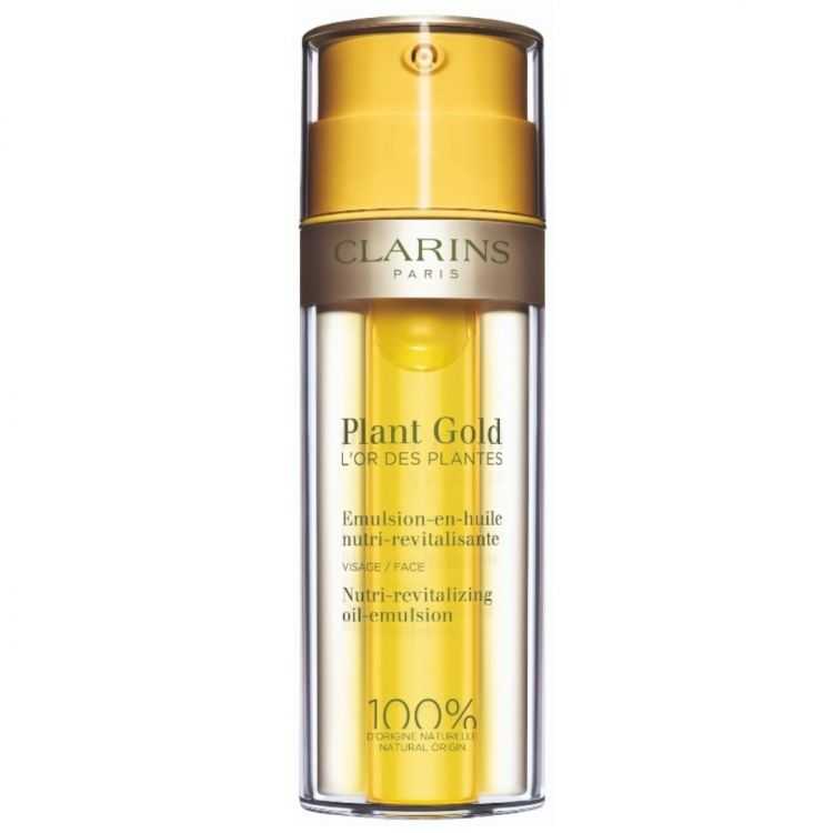 Clarins Émulsion Visage Gold 35 ML – Soin Anti-Âge et Éclat