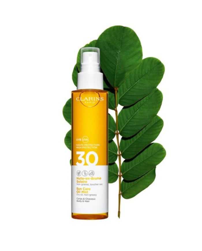 CLARINS HUILE EN BRUME SOLAIRE 150 ML SPF 30 – Protection Optimale Contre le Soleil
