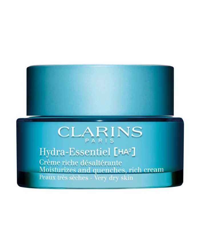 CLARINS HYDRA ESSENTIEL HA2 CRÈME RICHE DÉSALTERANTE PEAUX TRÈS SÈCHES 50 ML – Soin Hydratant Énergisant