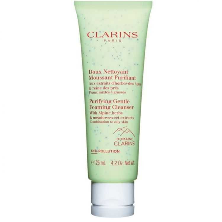 Clarins Doux Nettoyant Moussant Purifiant pour Peaux Mixtes à Grasses – 125 ml