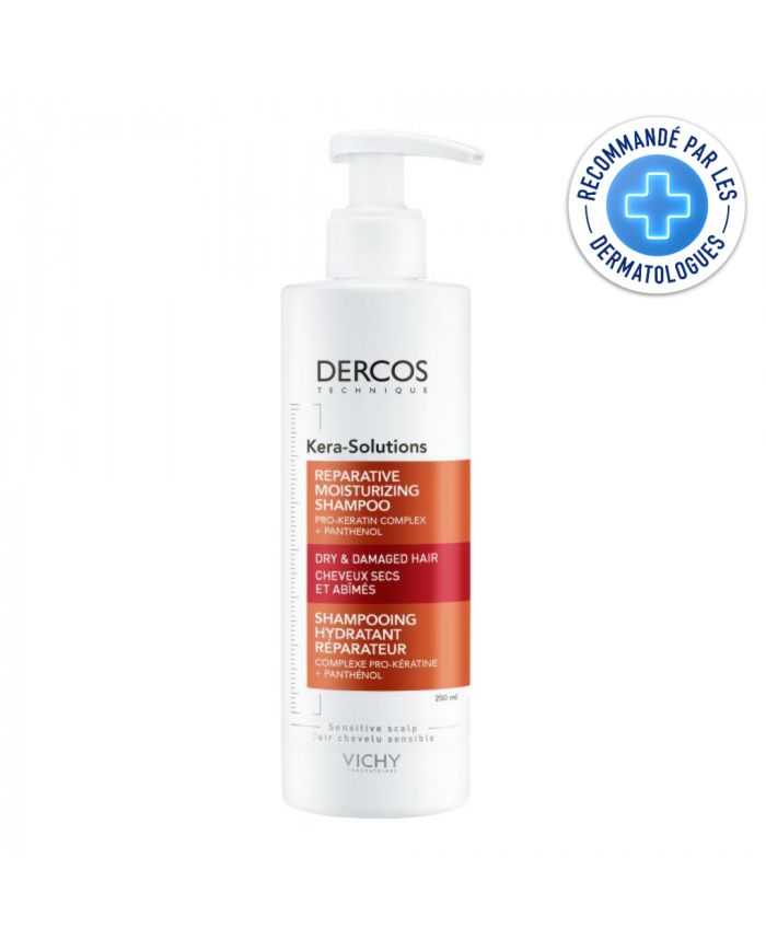 VICHY DERCOS KERA SOLUTIONS SHAMPOING RECONSTITUANT 250 ML – Réparez vos Cheveux Colorés