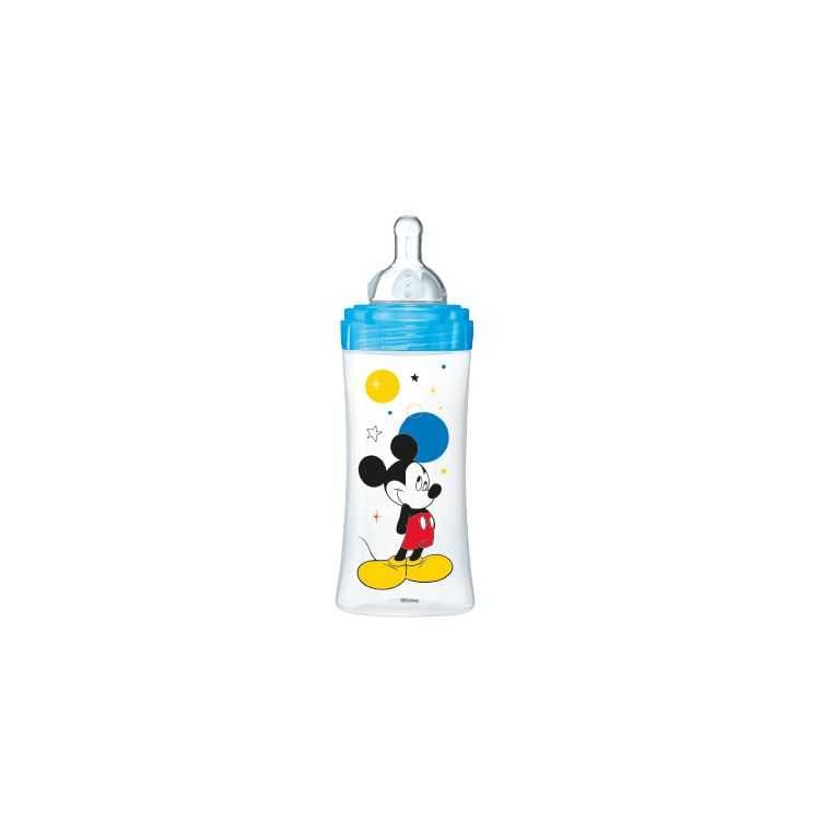 DODIE BIBERON INITIATION+ 330ML MICKEY BLEU +6 M TET RONDE 3 VIT D3 – Le choix idéal pour nourrir votre bébé en douceur !
