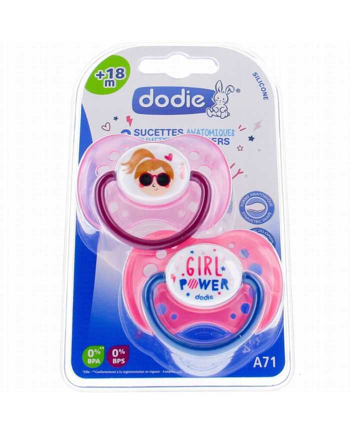DODIE 2 Sucettes Anatomiques A71 +18 Mois – Confort et Sécurité pour Bébé