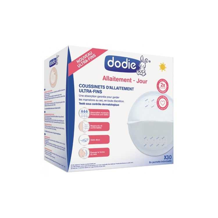 Coussinets d&rsquo;Allaitement Dodie Nuit – Pack de 30
