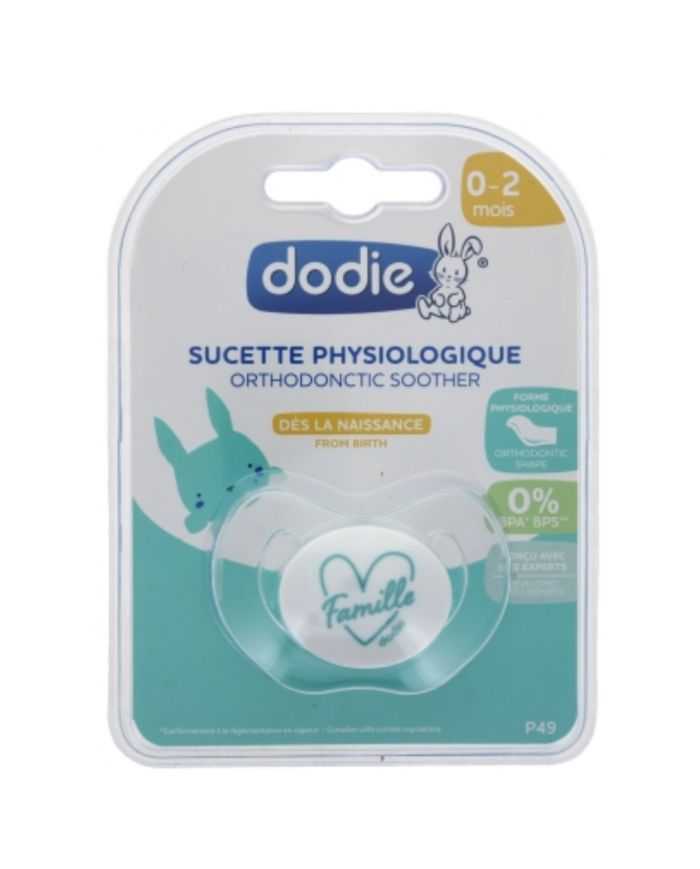 Sucette Physiologique Dodie P49 pour Bébé 0-2 Mois – Confort et Sécurité