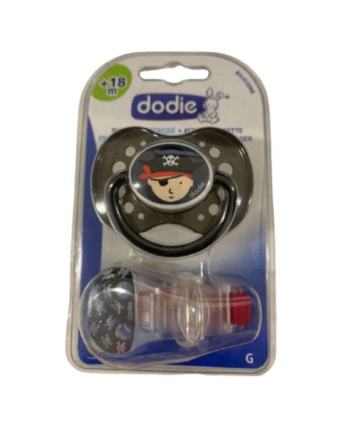 Dodie Sucette Anatomique + Attache Sucette +18 Mois – Comfort et Sécurité pour Bébé