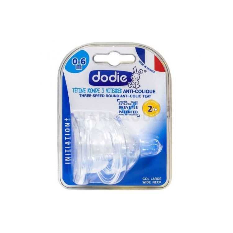DODIE Tétine INI+ Anti Colique D2 0-6M x2 – Confort Optimal pour Bébé