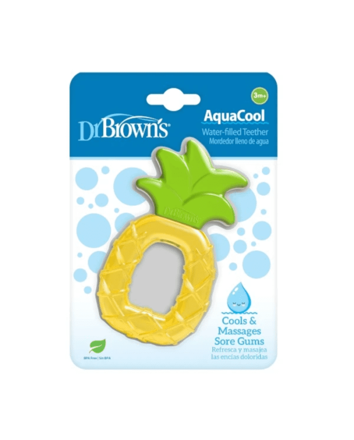 Anneau de Dentition Ananas Aqua Cool Dr Brown&rsquo;s 3 Mois+