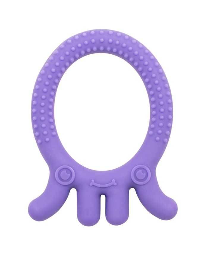 DR BROWNS ANNEAU DE DENTITION FLEXEES FRIENDS PIEUVRE VIOLET 3 MOIS+ – Soulagement Optimal pour Bébé