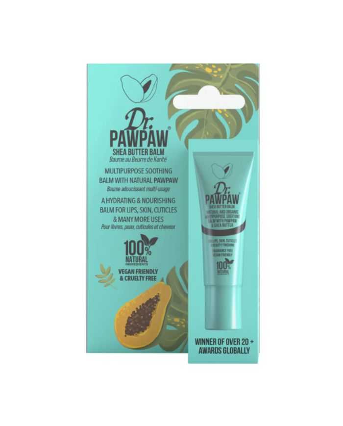 Baume au Beurre de Karité Dr Pawpaw 10ml – Hydratation Naturelle des Lèvres