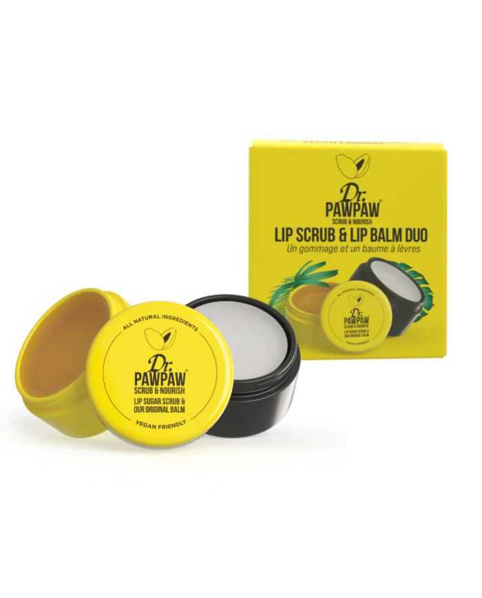 Gommage et Baume Lèvres Dr.PAWPAW Duo – Nourrissez et Exfoliez Vos Lèvres