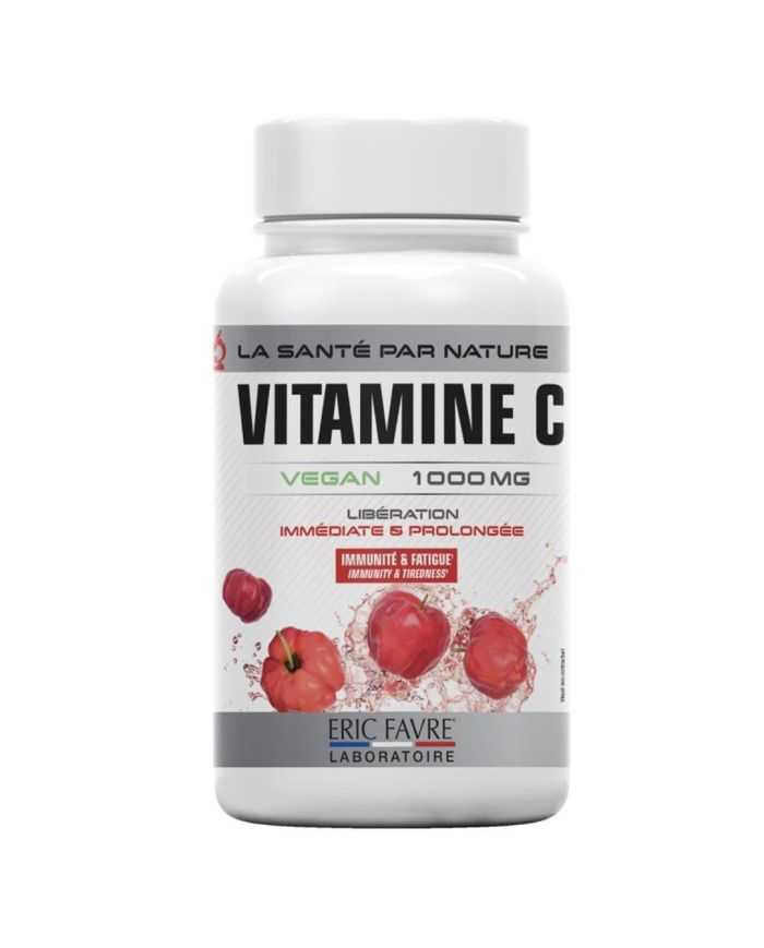 Vitamine C Vegan Eric Favre 1000mg – Immunité & Énergie