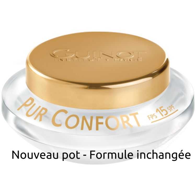 GUINOT Crème Pur Confort – Protection SPF15 pour peaux sensibles