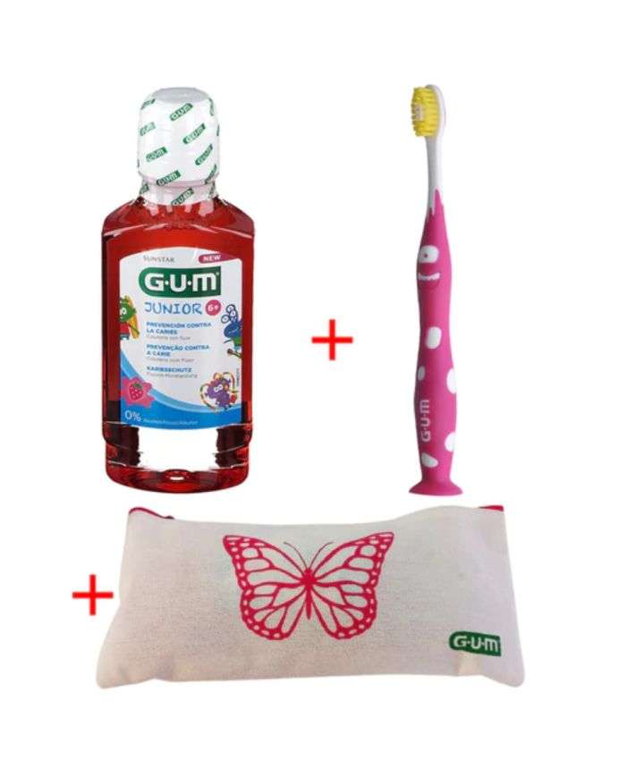 GUM TROUSSE JUNIOR 7-12 ANS - Offrez à votre enfant une hygiène bucco-dentaire optimale !