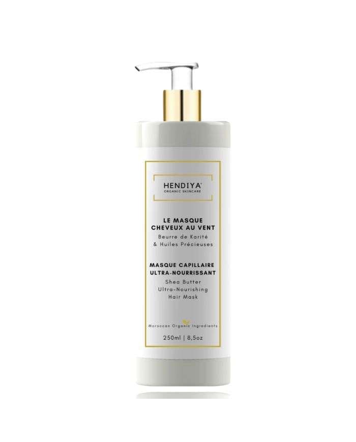 HENDIYA CHEVEUX AU VENT – Masque Cheveux Ultra Nourrissant Révélateur d’Éclat 250 ML