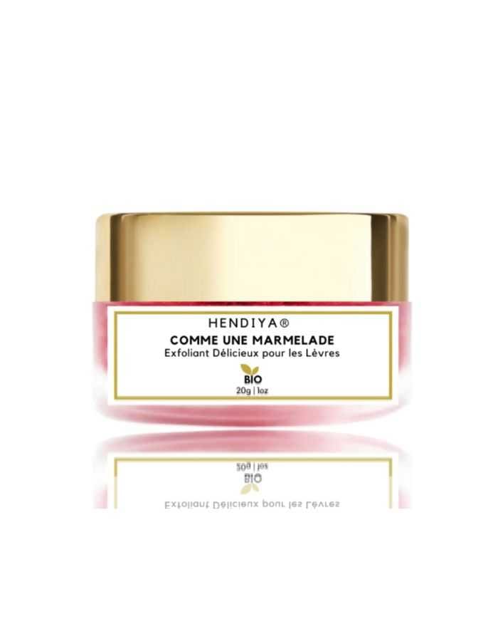 HENDIYA – Comme Une Marmelade Exfoliant à Lèvres 20 g | Soin Naturel pour Lèvres Douces et Repulpées