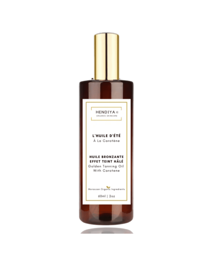 HENDIYA HUILE BRONZANTE A LA CAROTENE EFFET TEINT HALE 60 ML – Bronzage Naturel et Eclatant