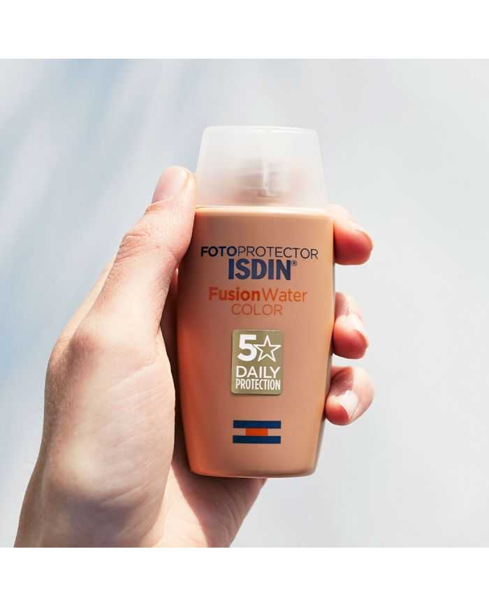 ISDIN FOTOPROTECTOR FUSION WATER COLOR MEDIUM SPF50 – Protection Solaire Ultra Légère