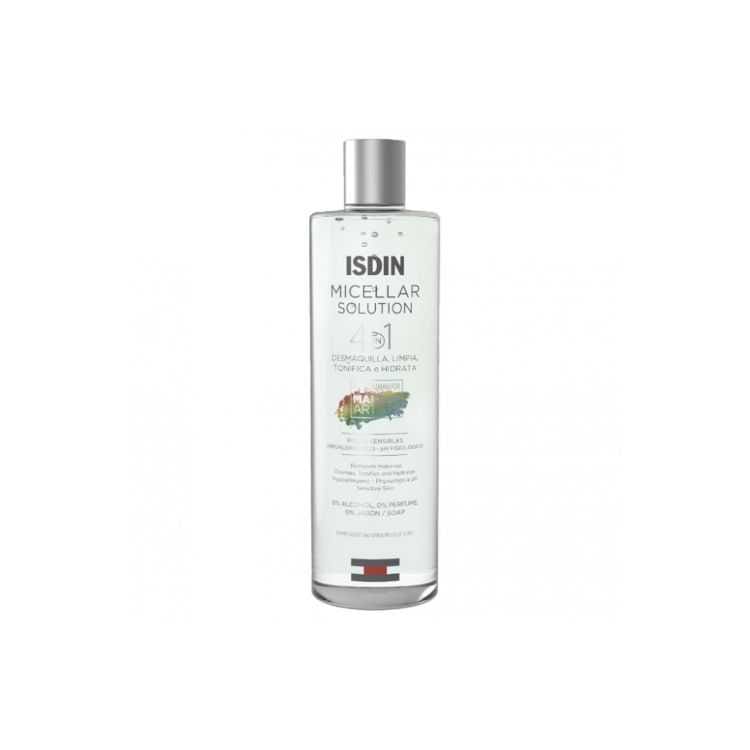 ISDIN Eau Micellaire 4 en 1 400ml – Démaquille et Nettoie en Douceur