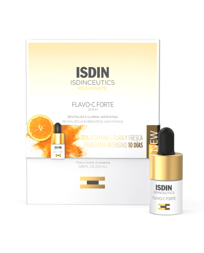 ISDIN FLAVO C FORTE 15% – Sérum Anti-Âge Efficace pour Peaux Matures
