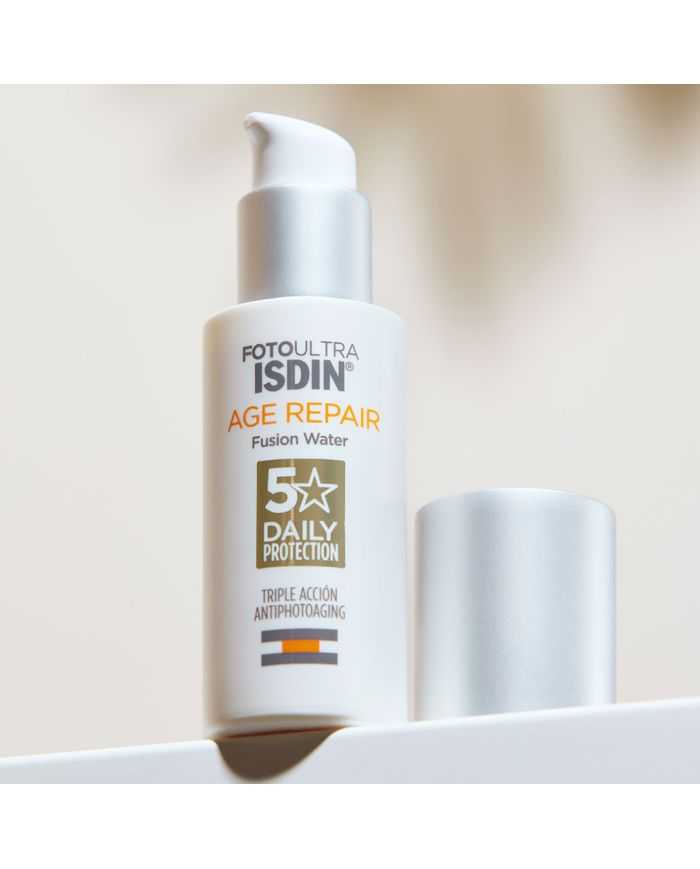 ISDIN FOTO ULTRA AGE REPAIR FUSION WATER SPF 50 – Protection Intelligente contre le Photovieillissement