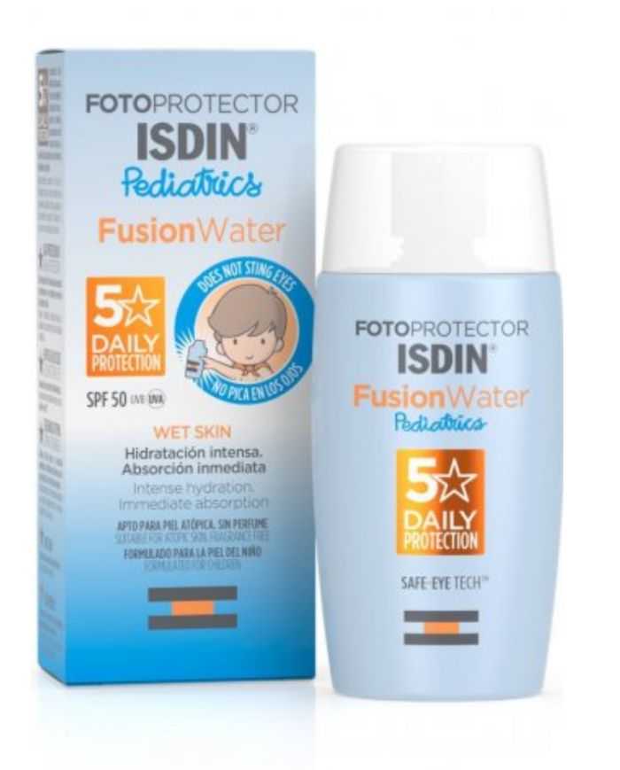 Protection Solaire ISDIN Fotoprotector Pediatrics Fusion Water SPF 50+ – 50 ML
