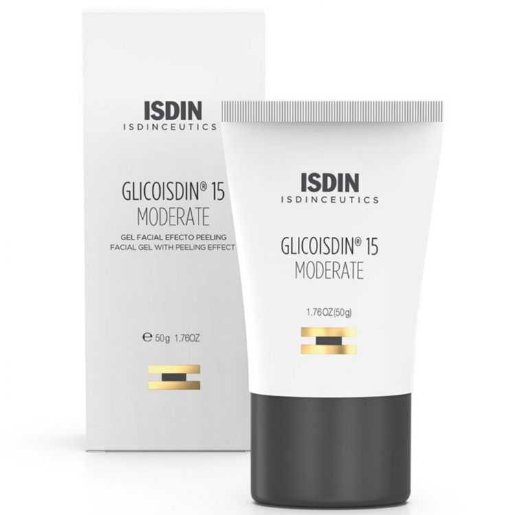 ISDIN GLICOISDIN 15 MODERATE GEL 50 G – Exfoliation Douce et Efficace