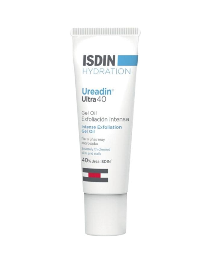 ISDIN Ureadin Ultra 40 Gel Huile Exfoliant Intense 30ml pour Soins des Mains et Pieds